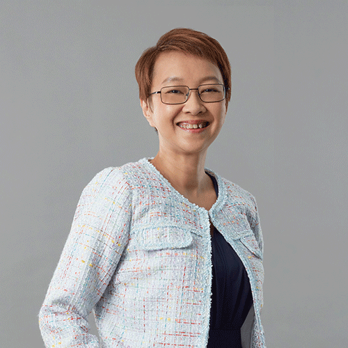 Headshot of Ms Chia Ai Ling, Director of Communications and Partnerships