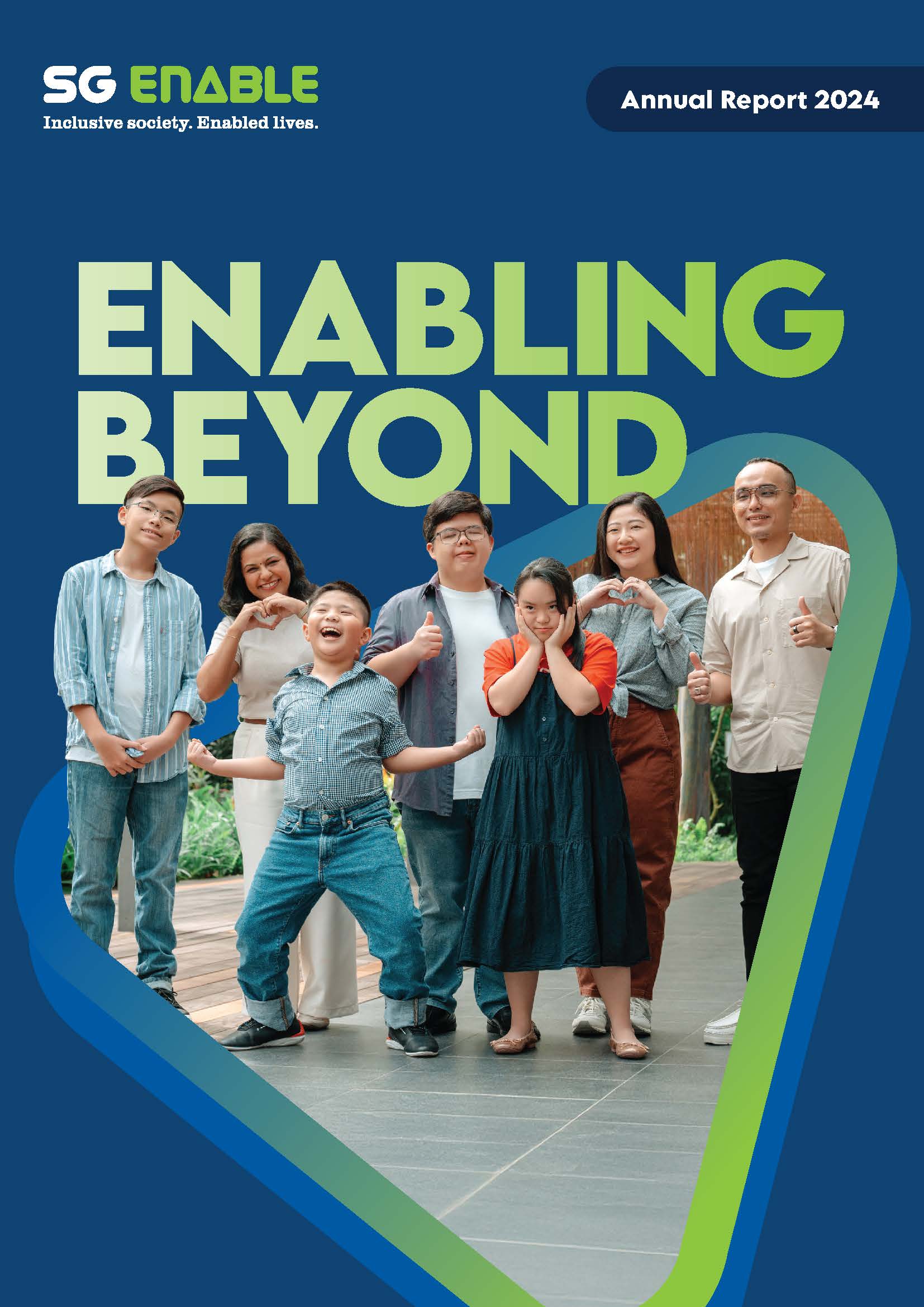 Cover of annual report FY2024.