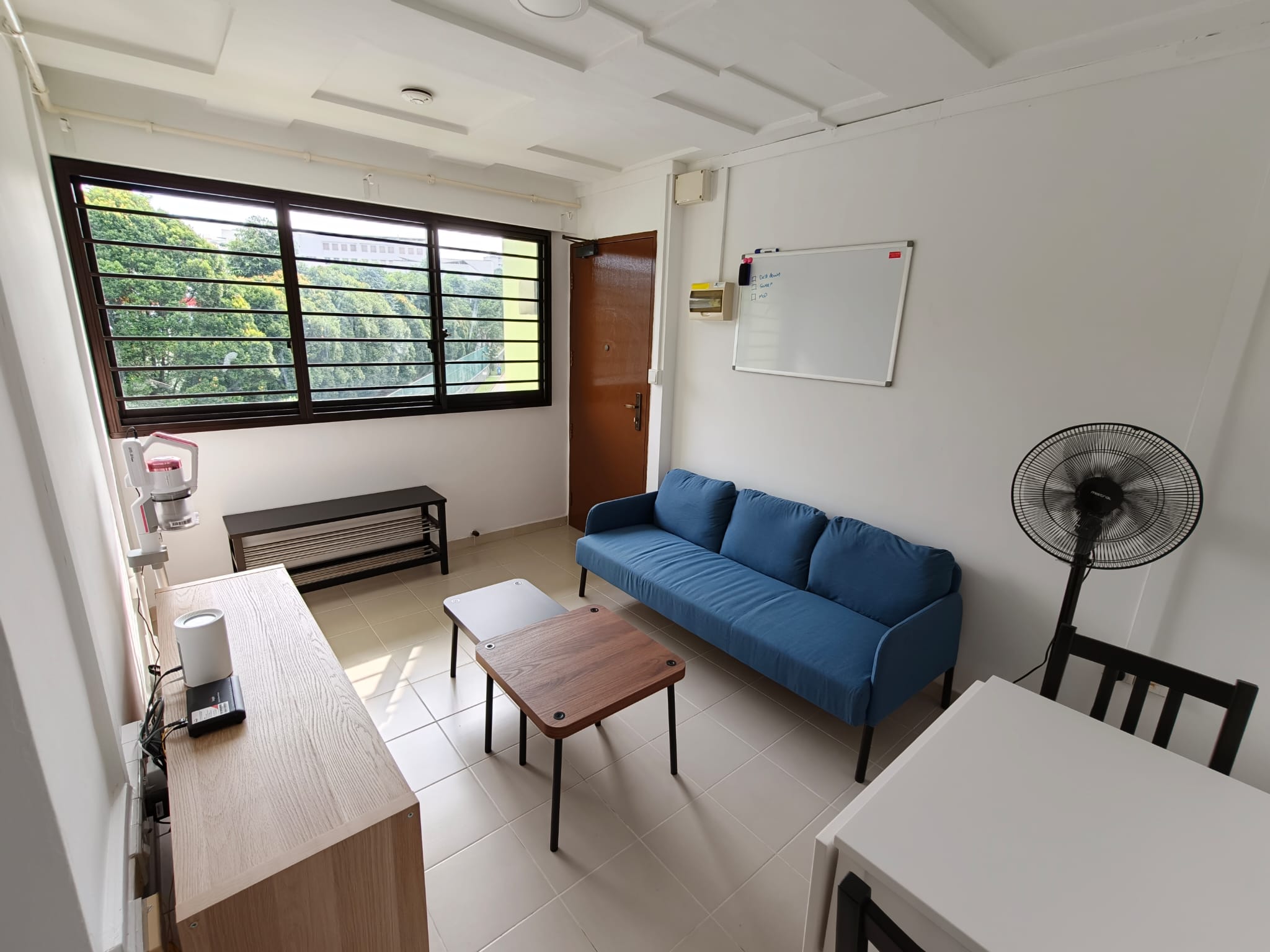 A photo of a living room of a rental unit under the Enabled Living Programme.