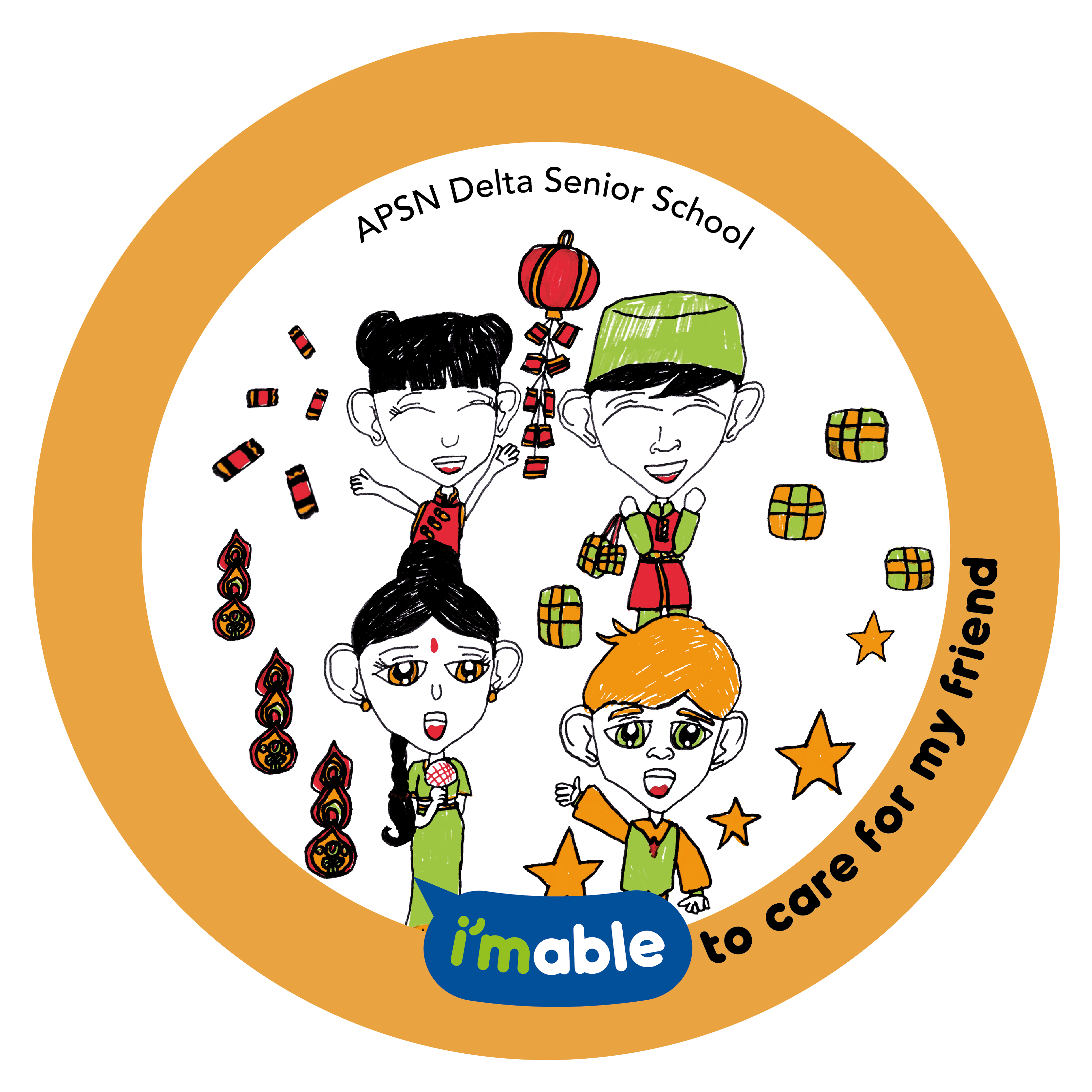 Multiracial APSN Delta Senior School