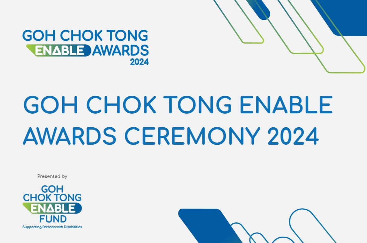 Banner of Goh Chok Tong Enable Awards