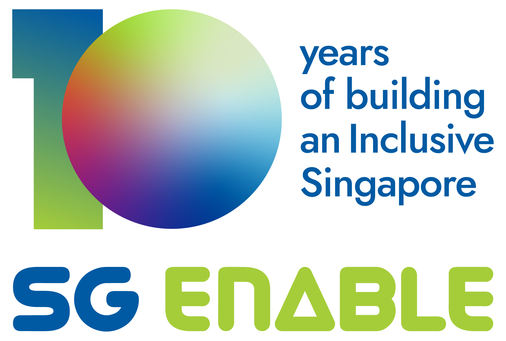 SG Enable's 10th Year Anniversary Logo